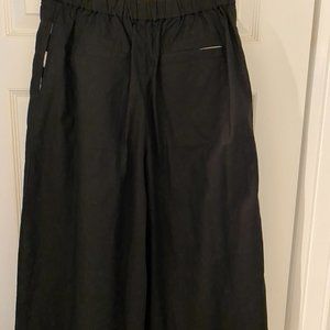 Marimekko Linen Cotton Wide Leg Cropped trousers by Uniqlo Size S